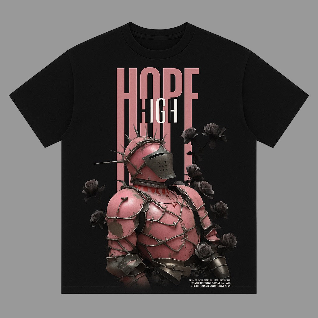 Ocean Vow™ High Hope Knight Oversized Tee | Ultra-Limited Streetwear