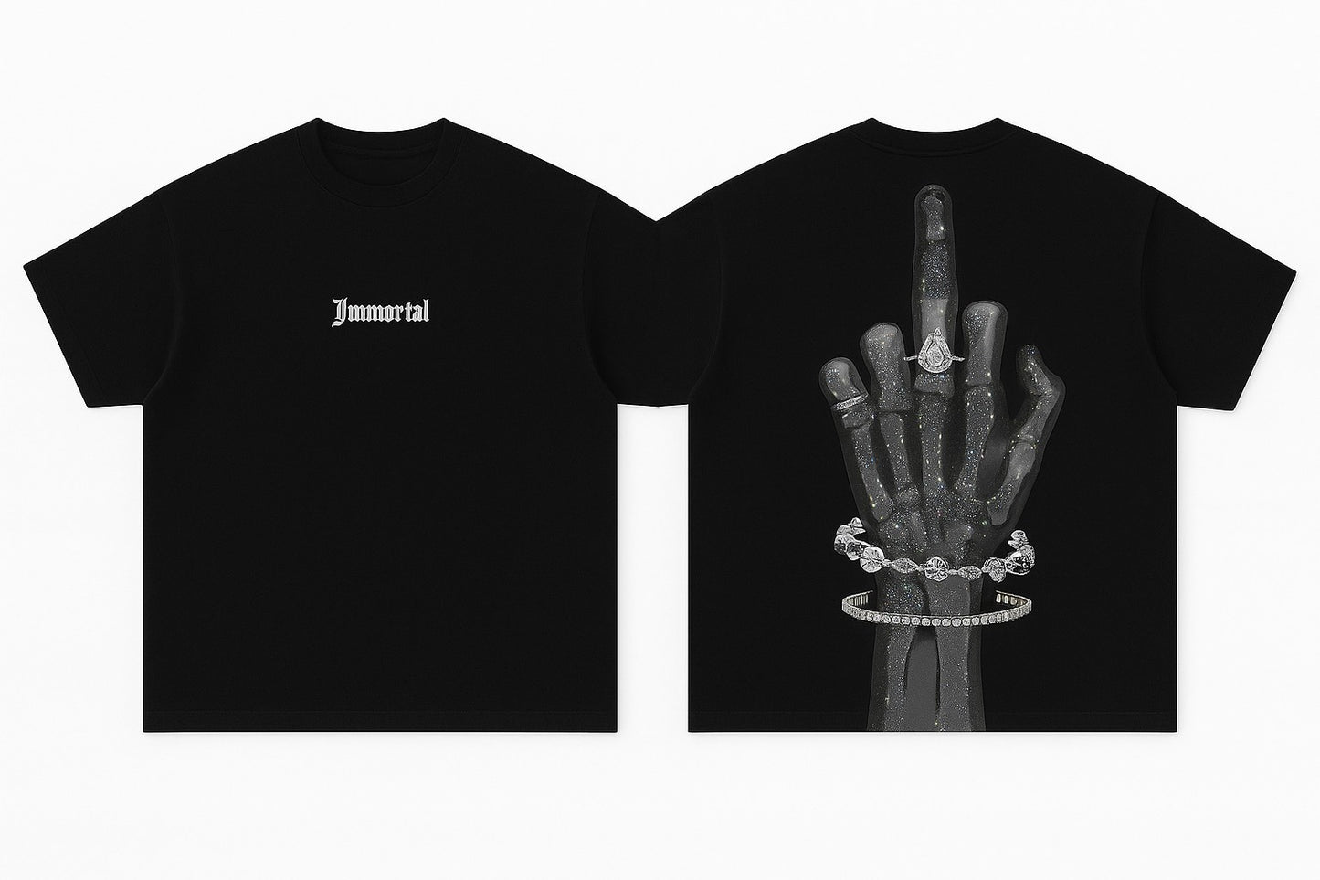 Ocean Vow™ Immortal Tee | Dark Luxury Streetwear (Limited Edition)