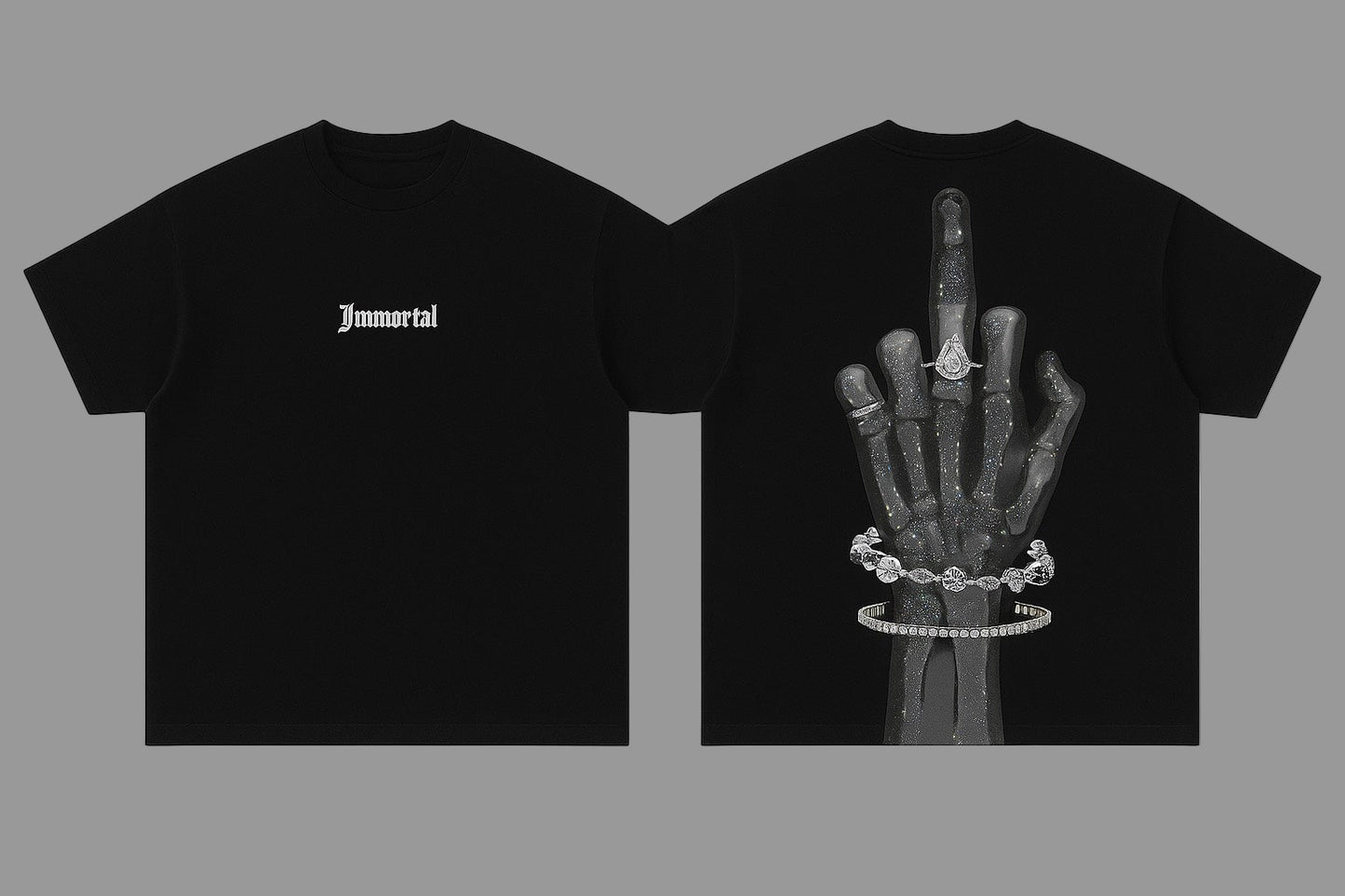 Ocean Vow™ Immortal Tee | Dark Luxury Streetwear (Limited Edition)