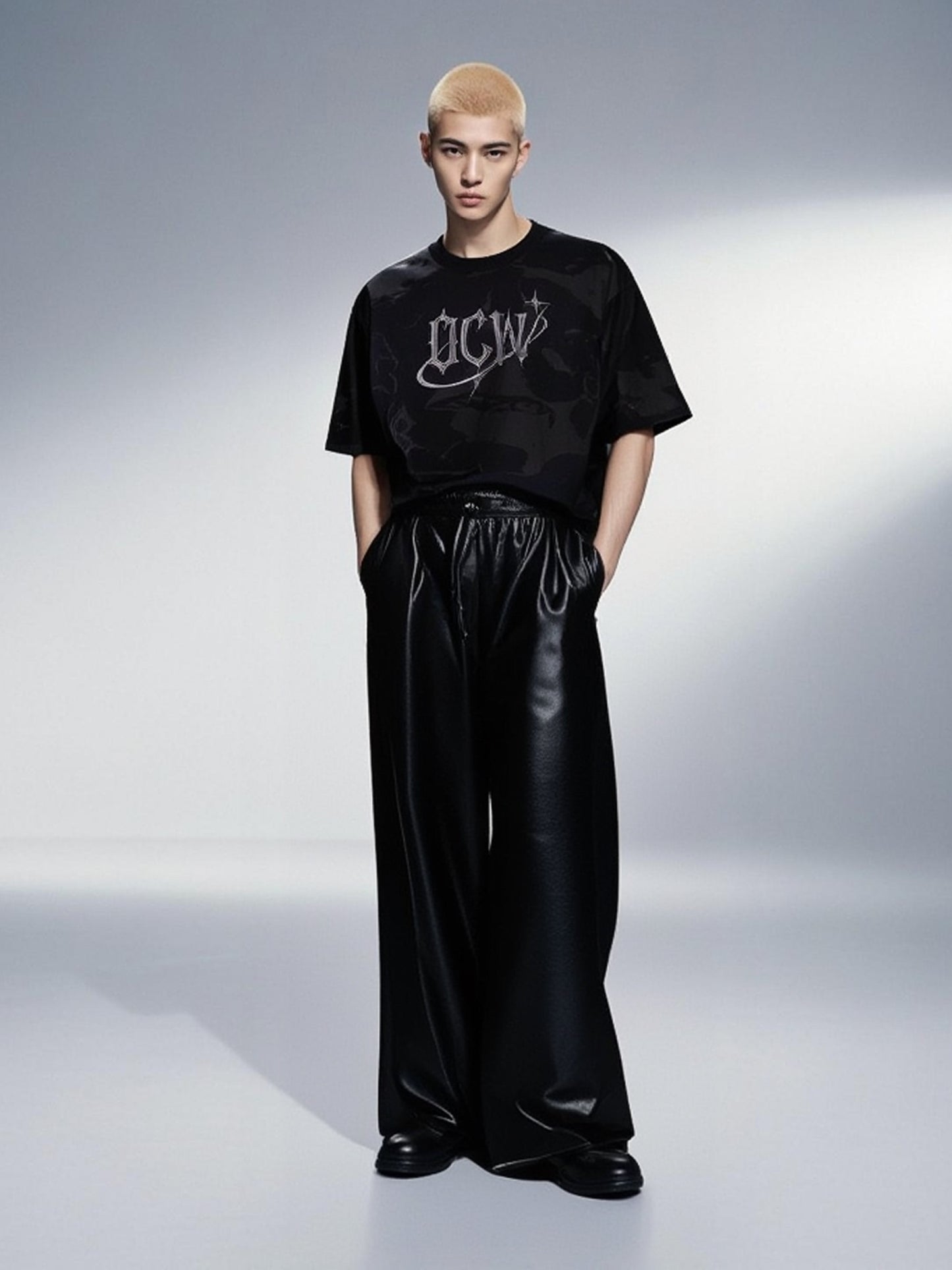 Ocean Vow™ Shadow Mark Tee | Gothic Streetwear Core Piece