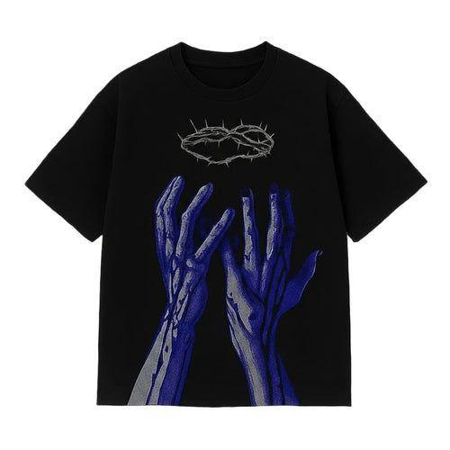 Ocean Vow™ Crowned in Thorns Oversized T-shirt