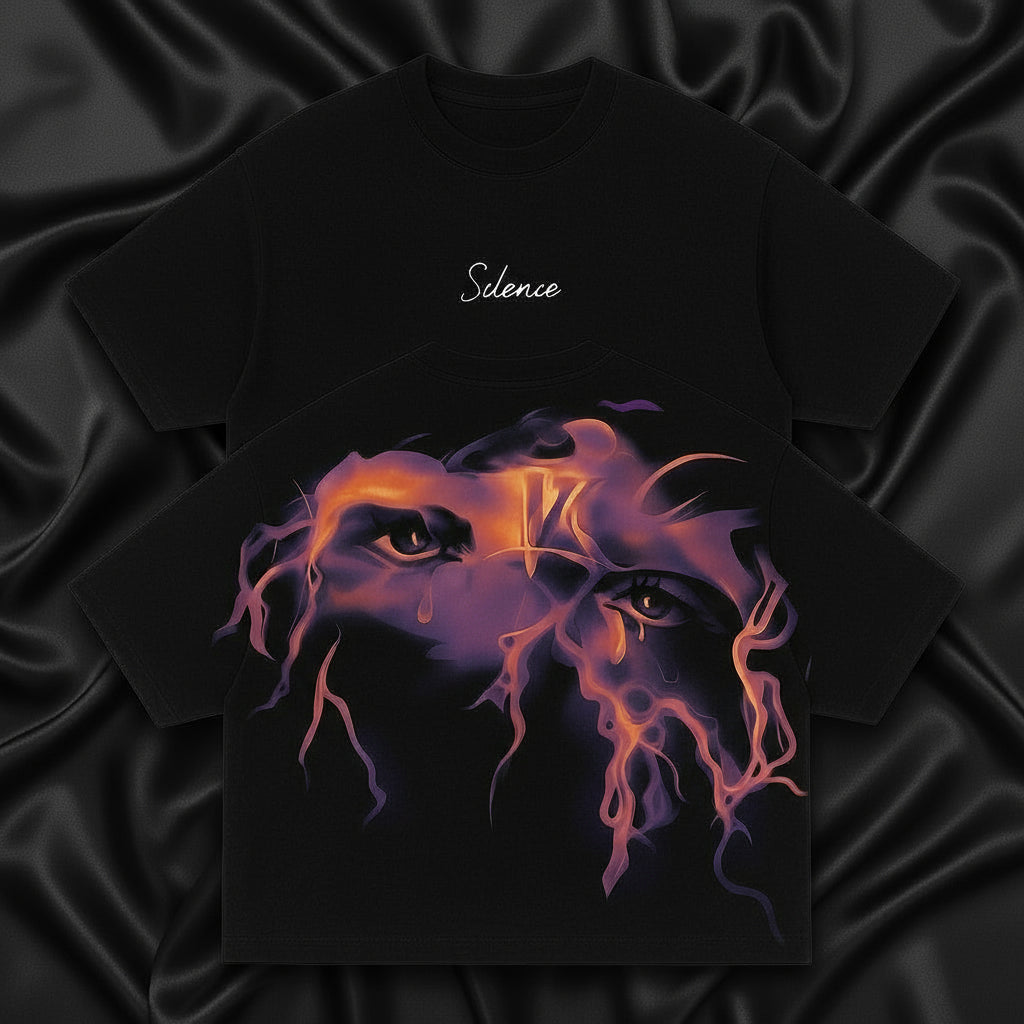 Ocean Vow™ Silence Vision Tee | Emotional Streetwear Drop