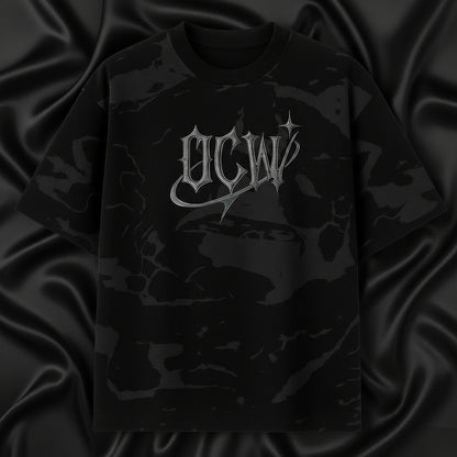 Ocean Vow™ Shadow Mark Tee | Gothic Streetwear Core Piece