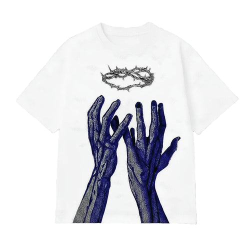 Ocean Vow™ Crowned in Thorns T-shirt | White Edition