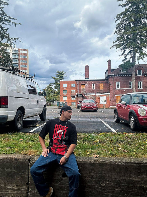 Ocean Vow™ High Hope Knight Oversized T-shirt | Ultra-Limited Streetwear