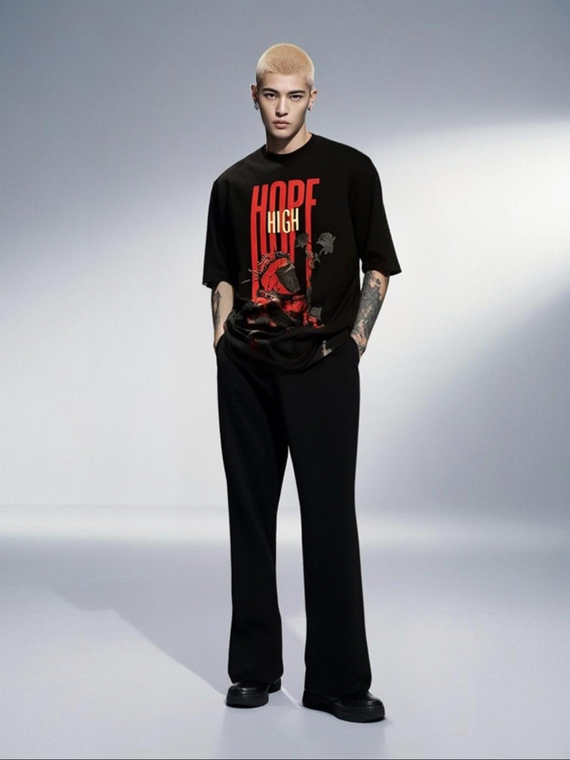 Ocean Vow™ High Hope Knight Oversized Tee | Ultra-Limited Streetwear