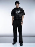 Ocean Vow™ Shadow Mark Tee | Gothic Streetwear Core Piece
